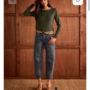 CAbi Cooper Barrel Jean Cropped Women's Jeans